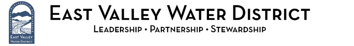 East Valley Water District Header