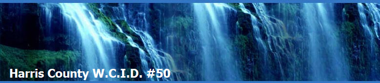 Harris County WCID #50 Header